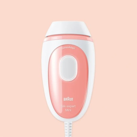 Braun Silk-expert Mini PL1000 Epilator - Pink & White | Effortless Hair Removal for Silky Smooth Skin!